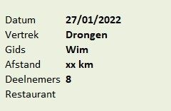 2022 - 01 - 27 - Drongen